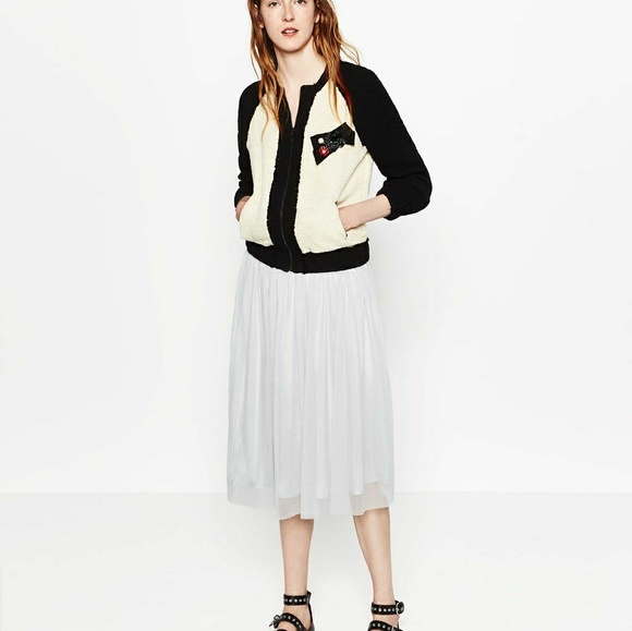 XSOLDX Zara shimmer tulle skirt - Picture 6 of 8